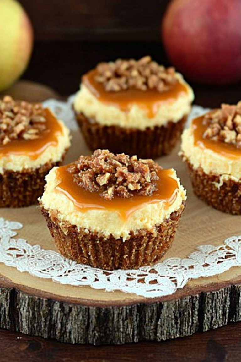 caramel apple cheesecake