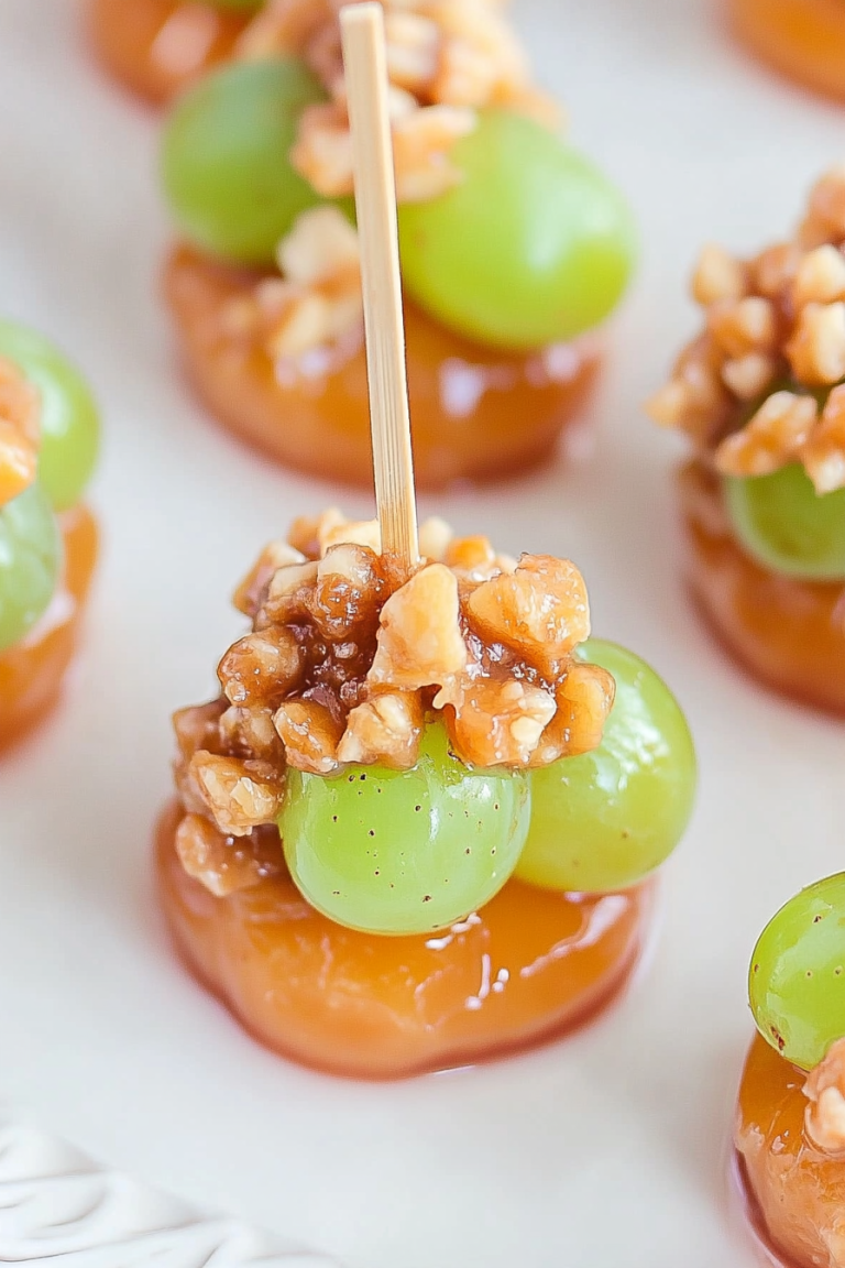 caramel apple grapes