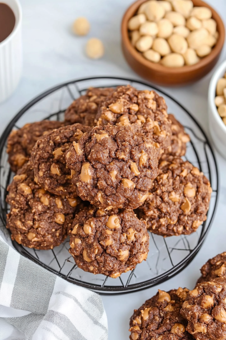 chocolate peanut butter cookies