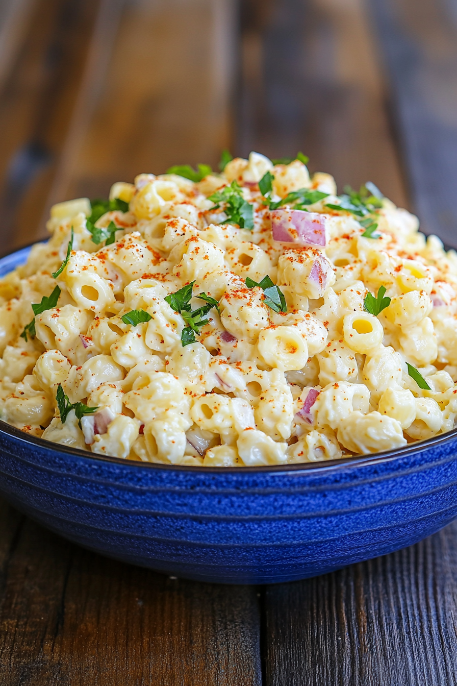 deviled egg pasta salad