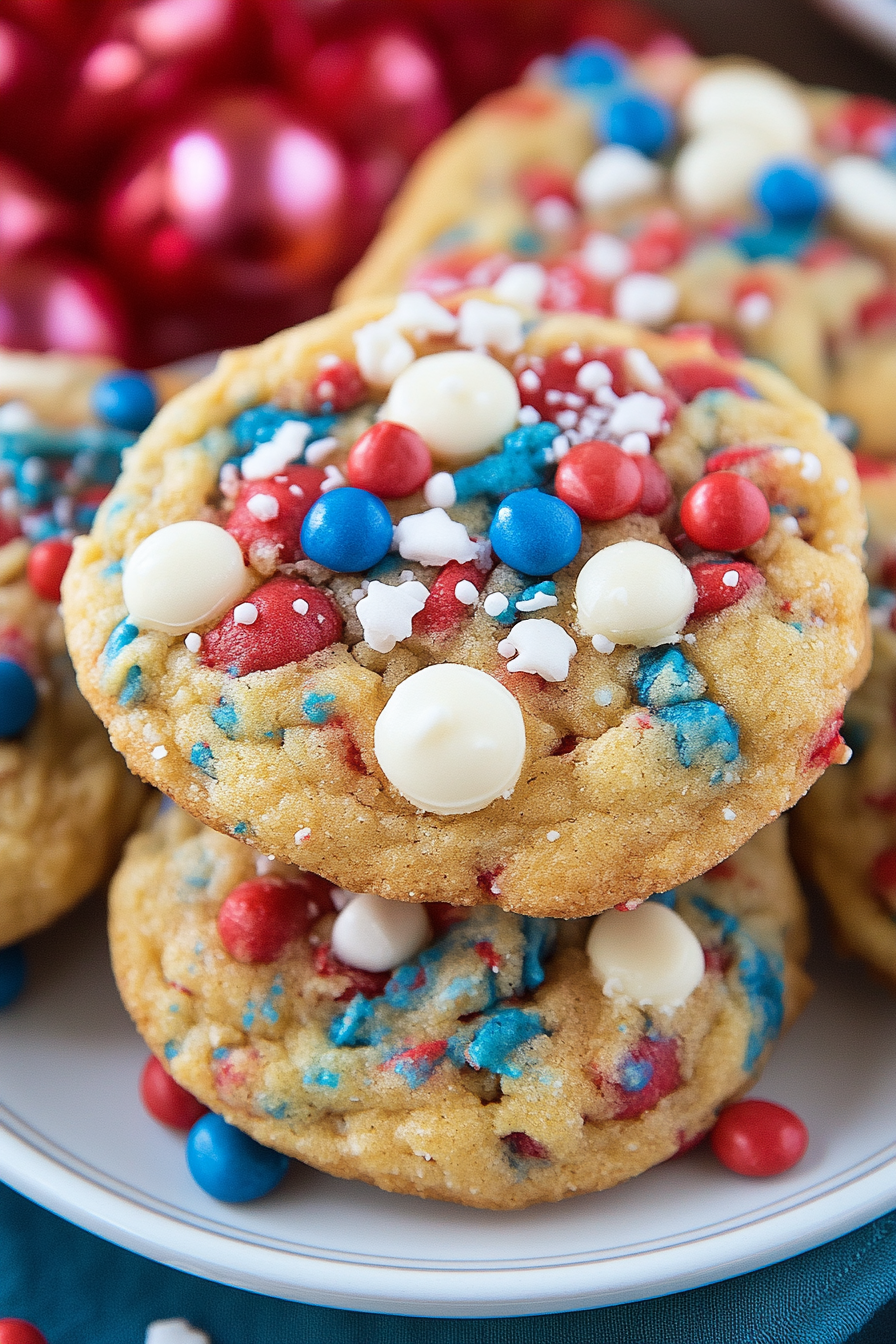 fireworks pudding cookies