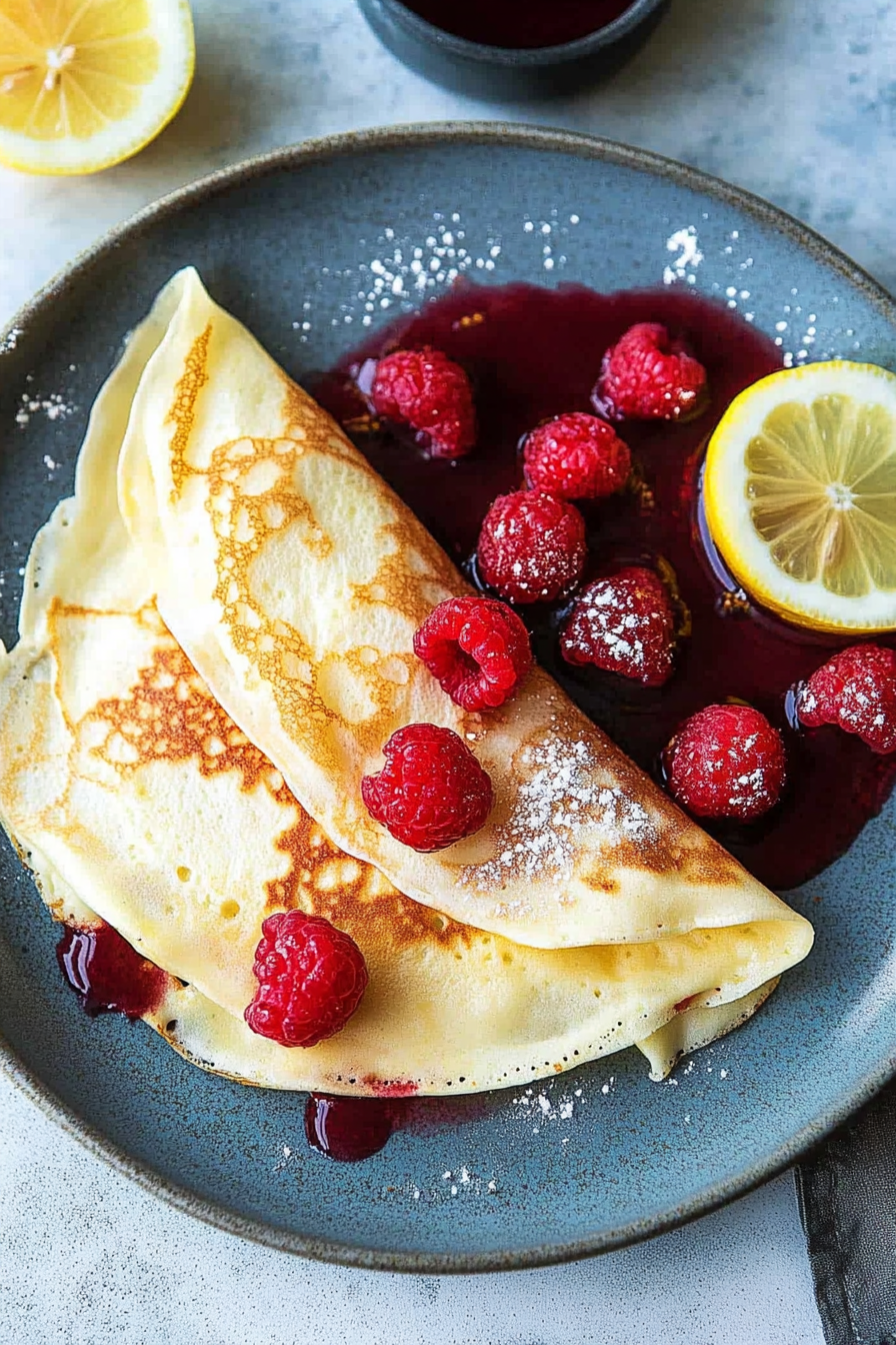 lemon crepes