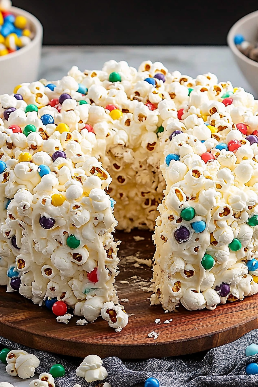 popcorn cake