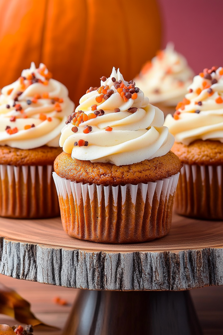 pumpkin cupcakes