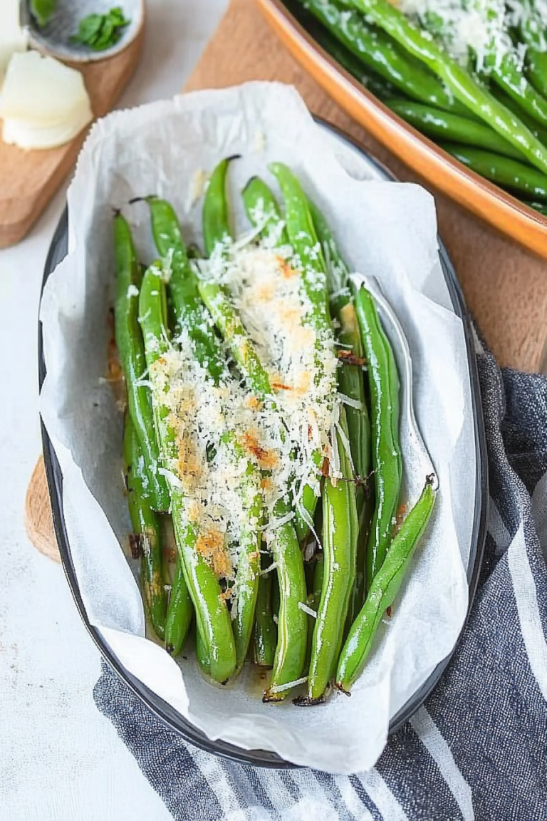 roasted green beans