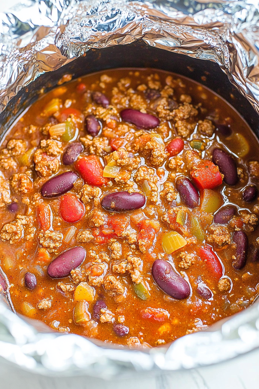 slow cooker chili