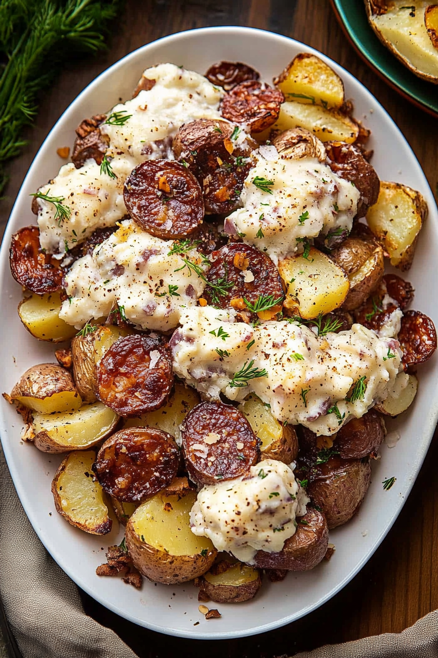 smashed roasted potatoes