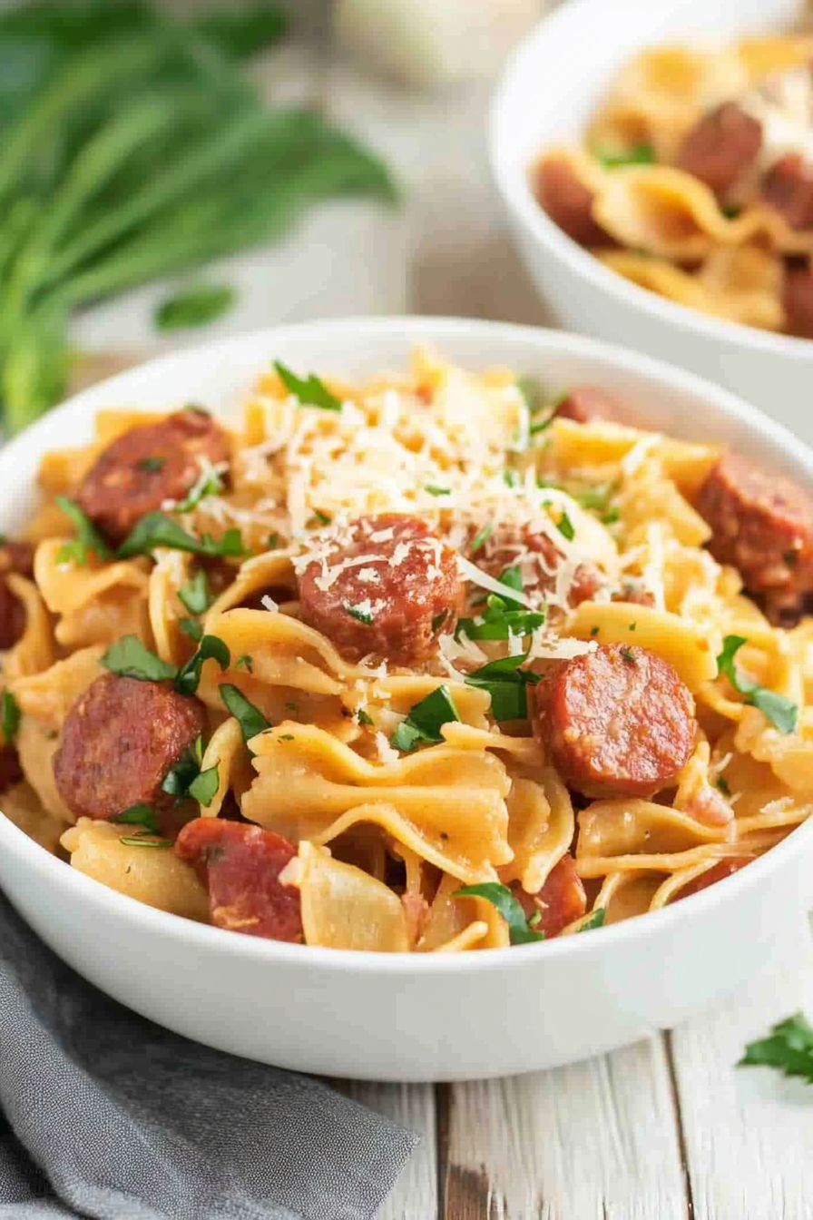 spicy sausage pasta