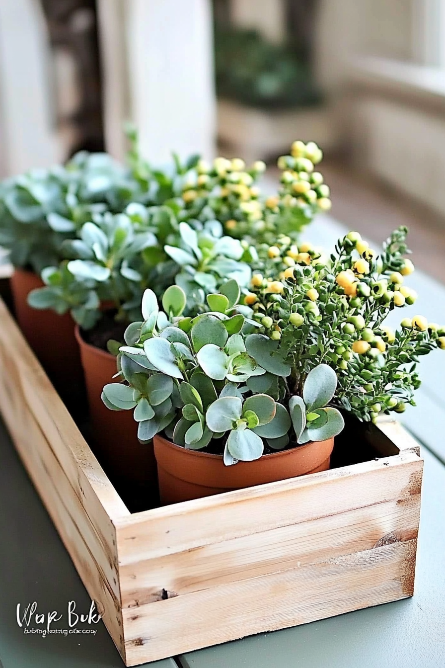 wood planter box