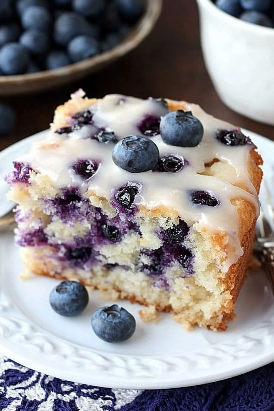 blueberry cake