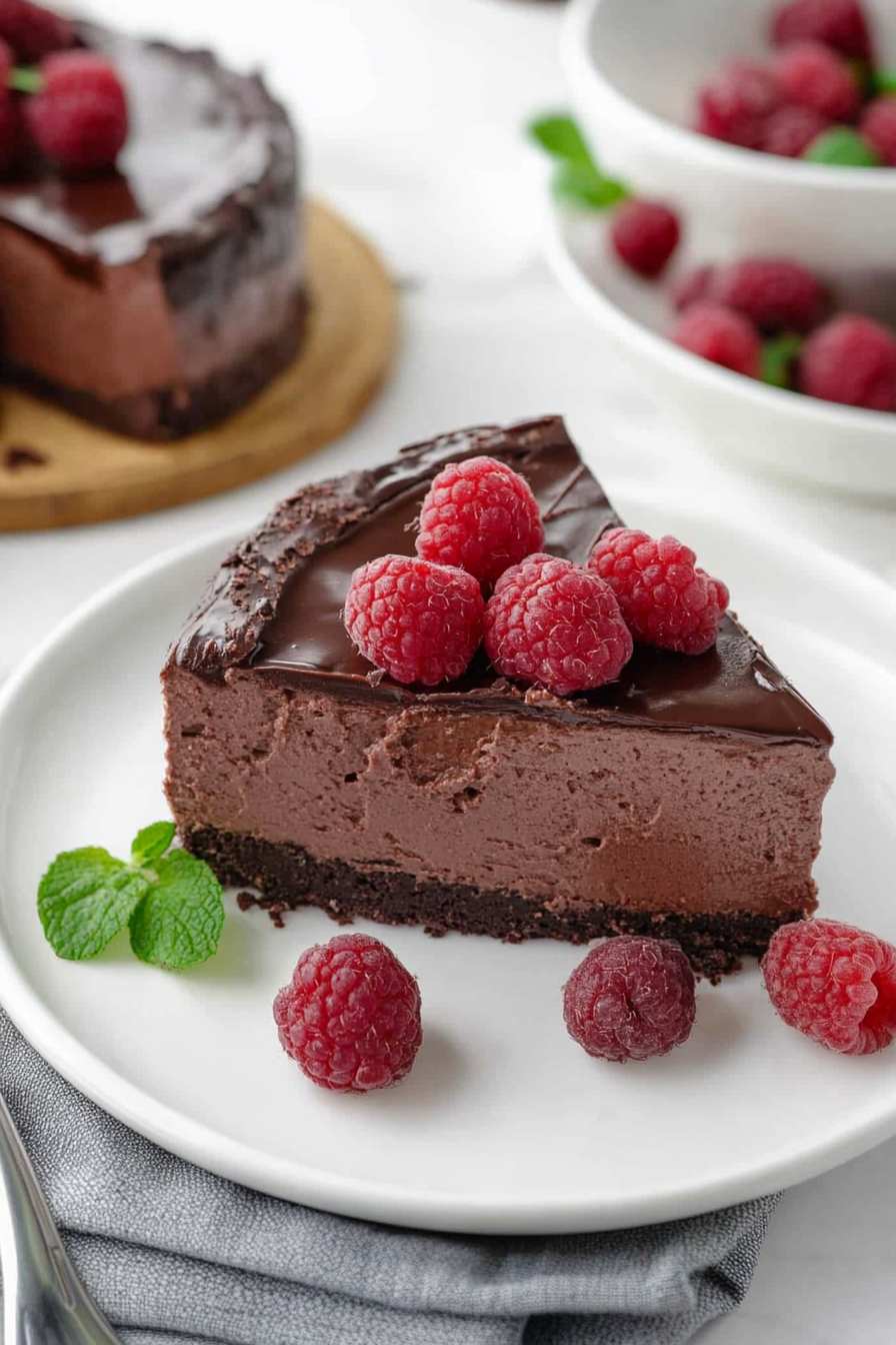chocolate cheesecake