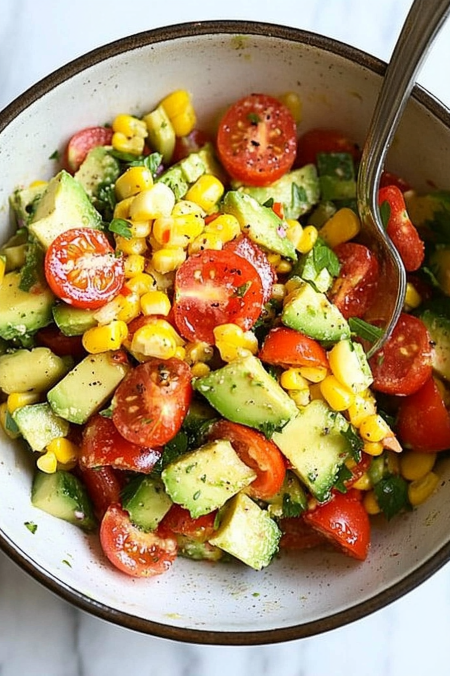 corn tomato avocado salad