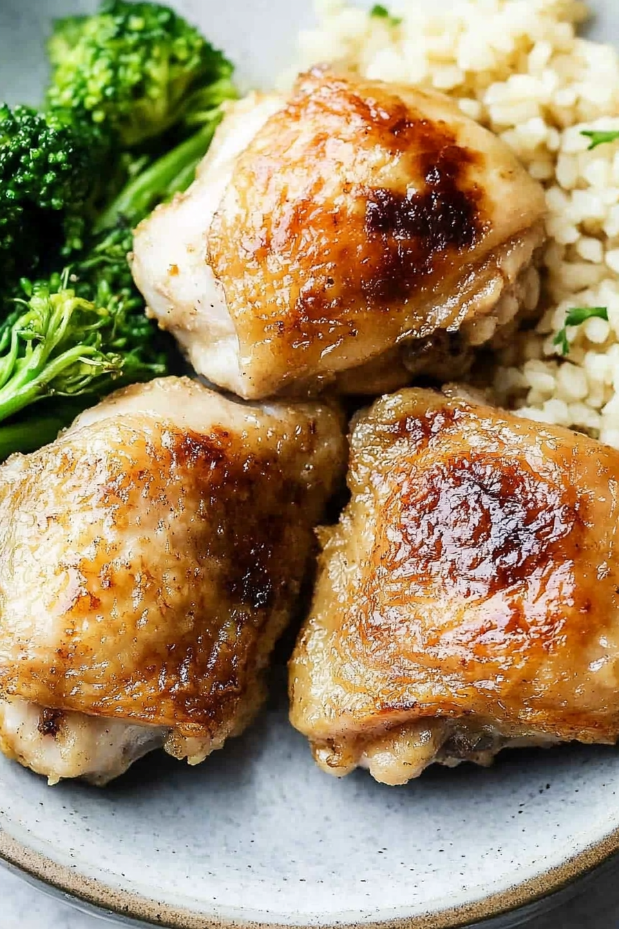 crispy chicken thighs