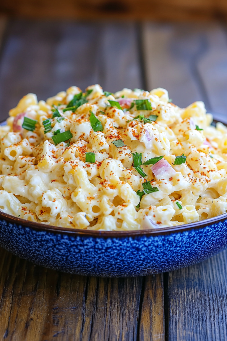 deviled egg pasta salad
