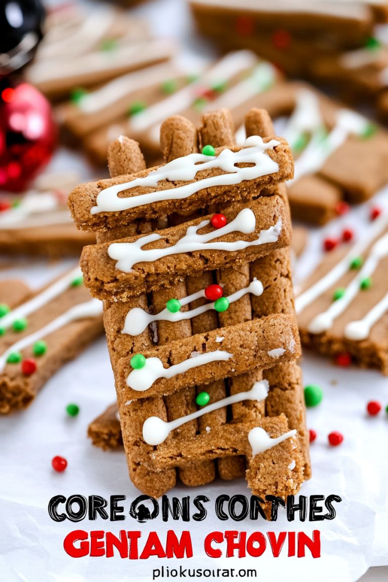 gingerbread cookie sticks