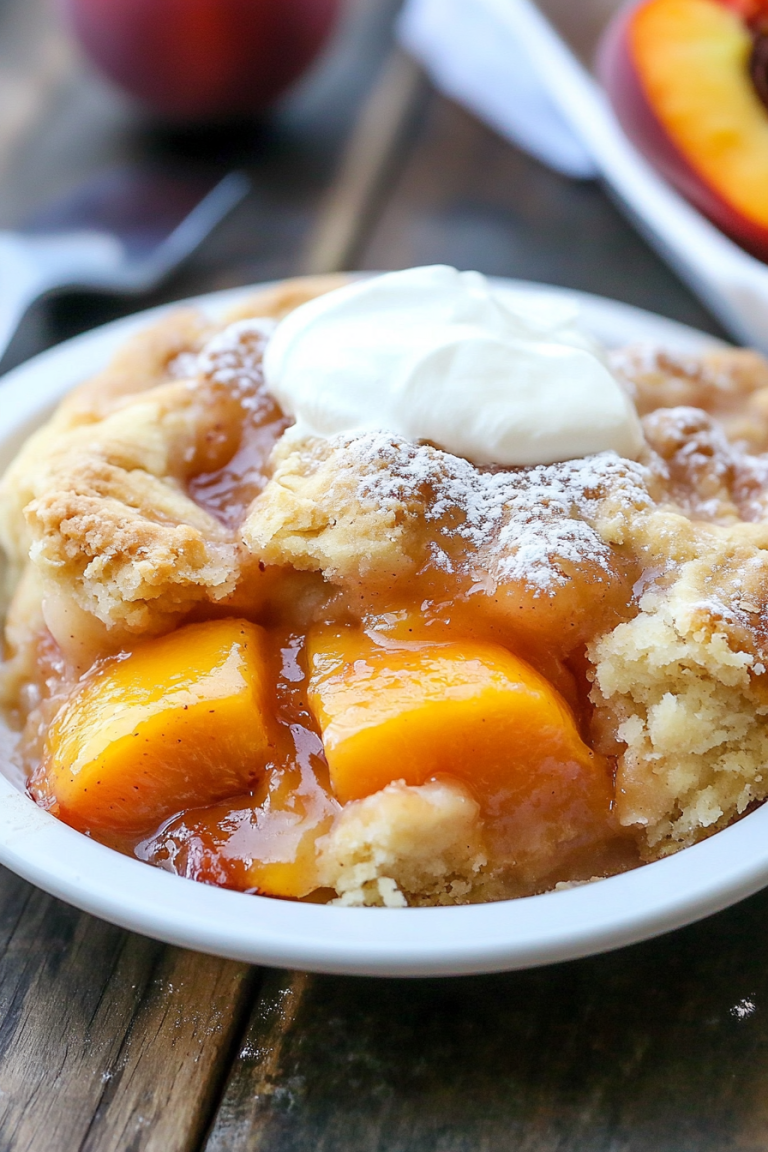 peach cobbler