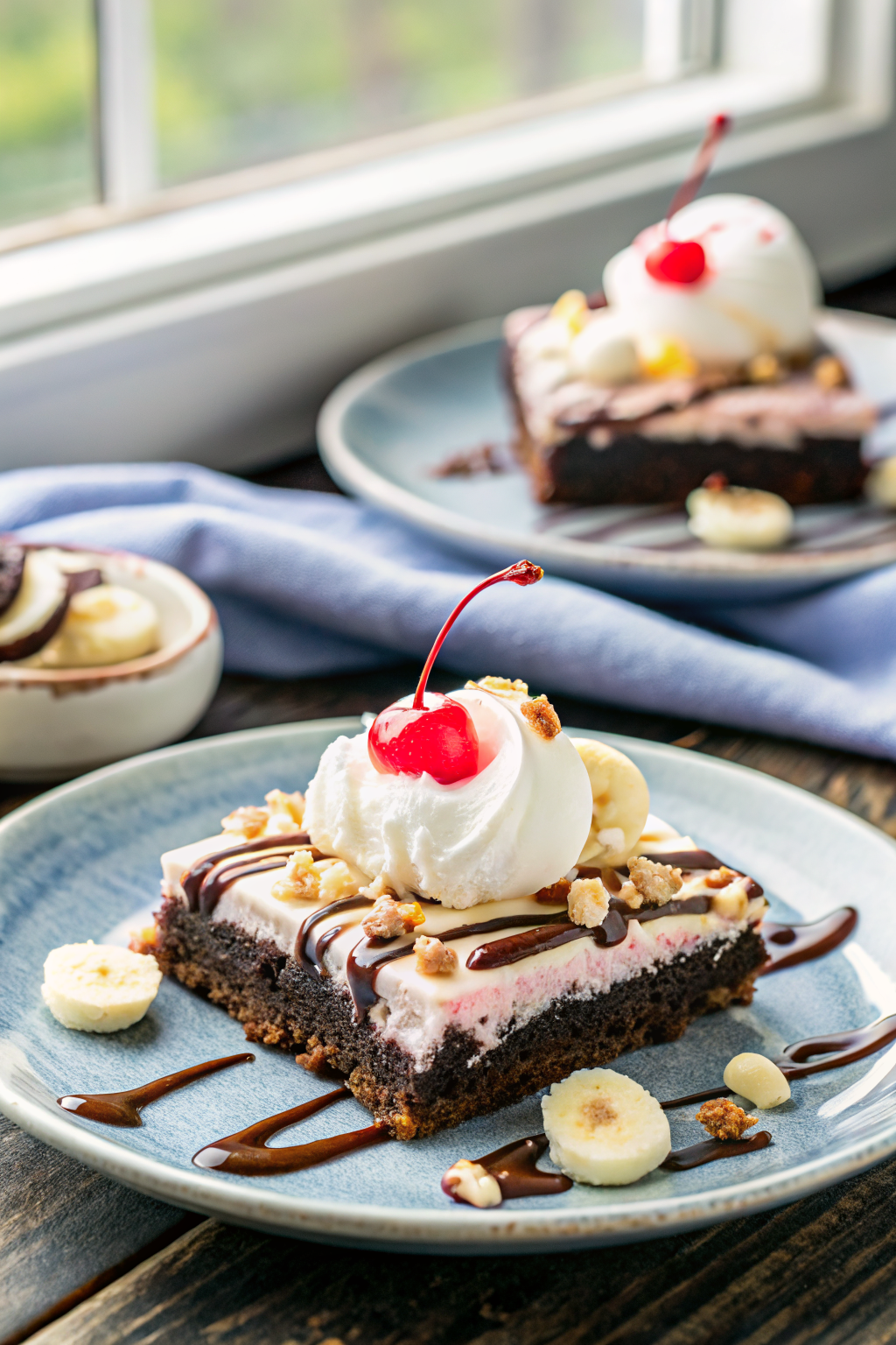 Banana Split Brownies