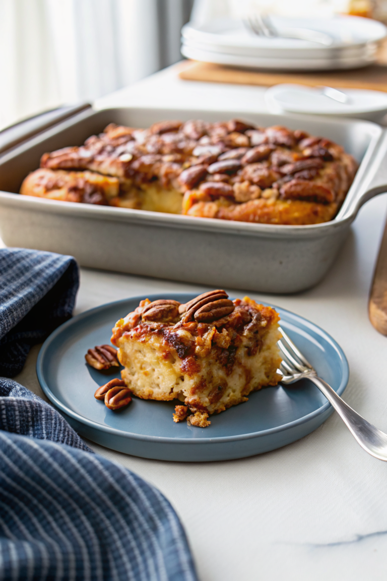 Caramel Pecan Breakfast Casserole