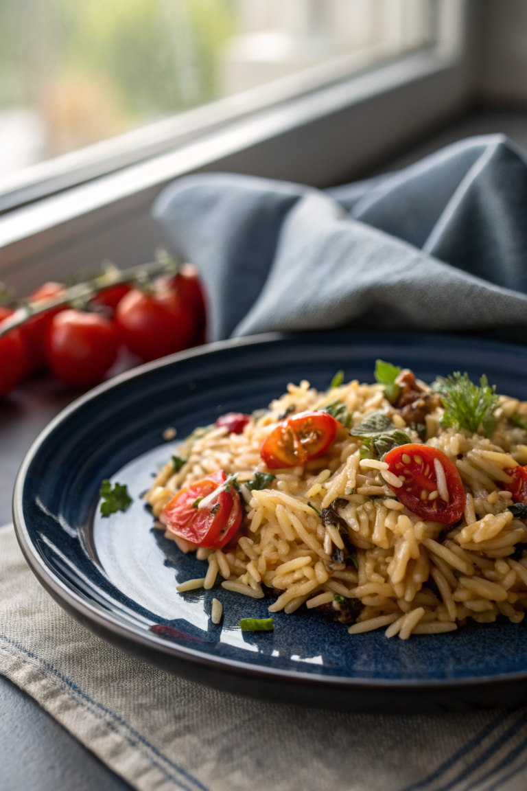 Greek Baked Orzo