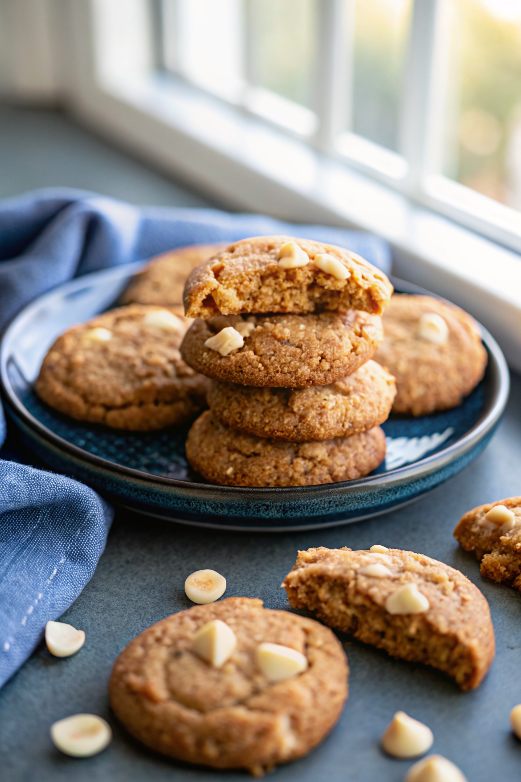 Keto Pumpkin Cookies ingredients organized and measured on kitchen counter